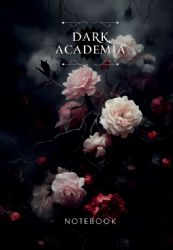 Dark Academia notebook (цветы)