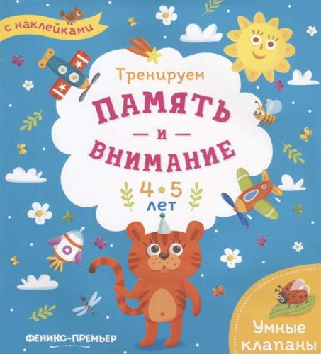 Тренируем память и внимание: 4-5 лет:книжка с накл