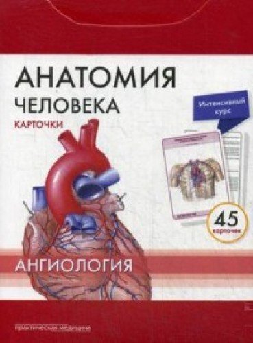 Анатомия человека.Ангиология.КАРТОЧКИ (45шт)