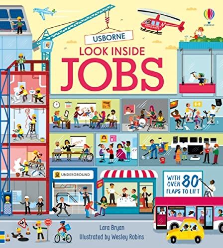 Look Inside Jobs  (board book)