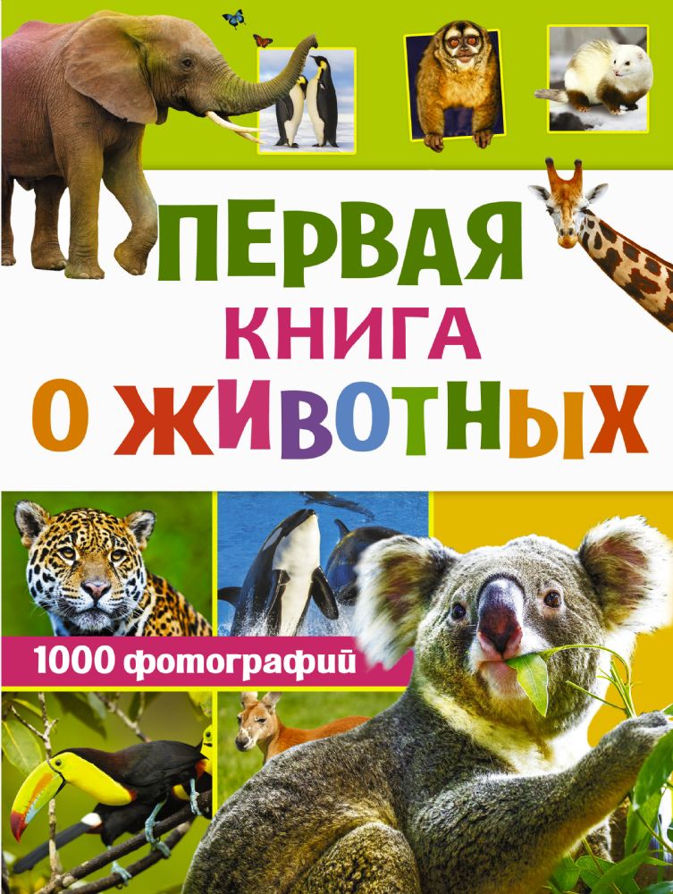 Первая книга о животных. 1000 фотографий