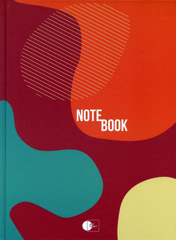 Блокнот для офиса Абстракция цветные пятна / Abstract notebook, one (А4, 192 стр., клетка)