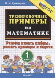 Тренир. прим. Математика 1кл Учимся писать цифры