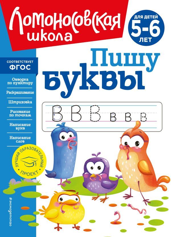 Пишу буквы: для детей 5-6 лет (новое оформление)