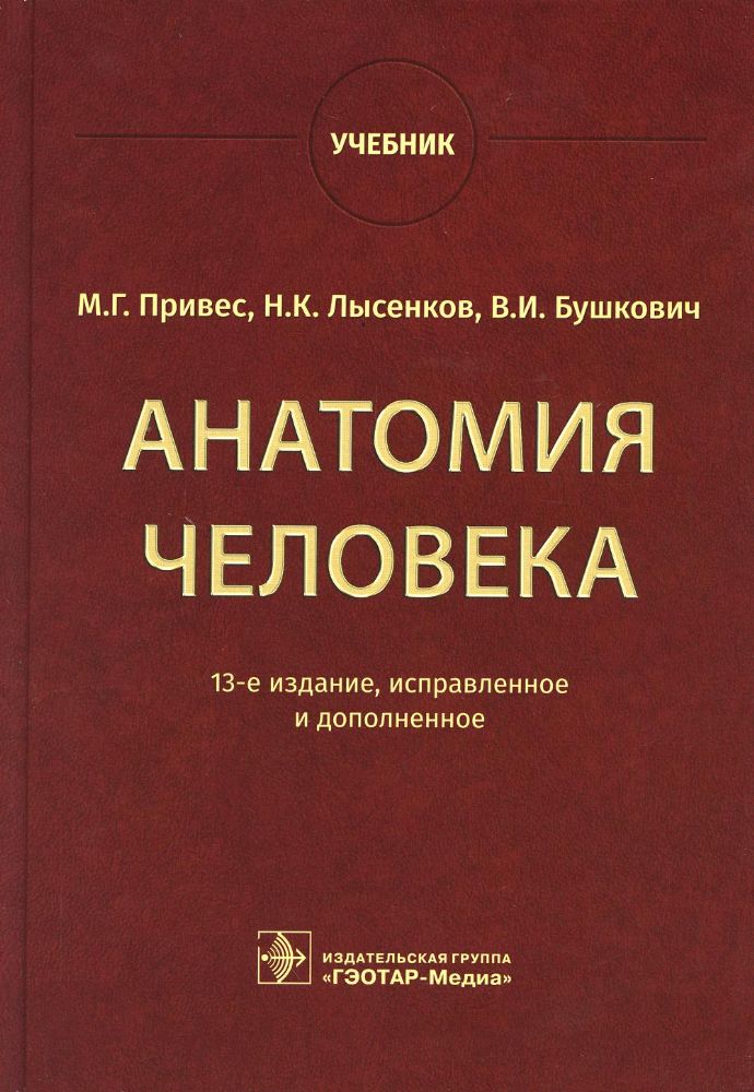 Анатомия человека : учебник. 13-е изд., испр. и доп