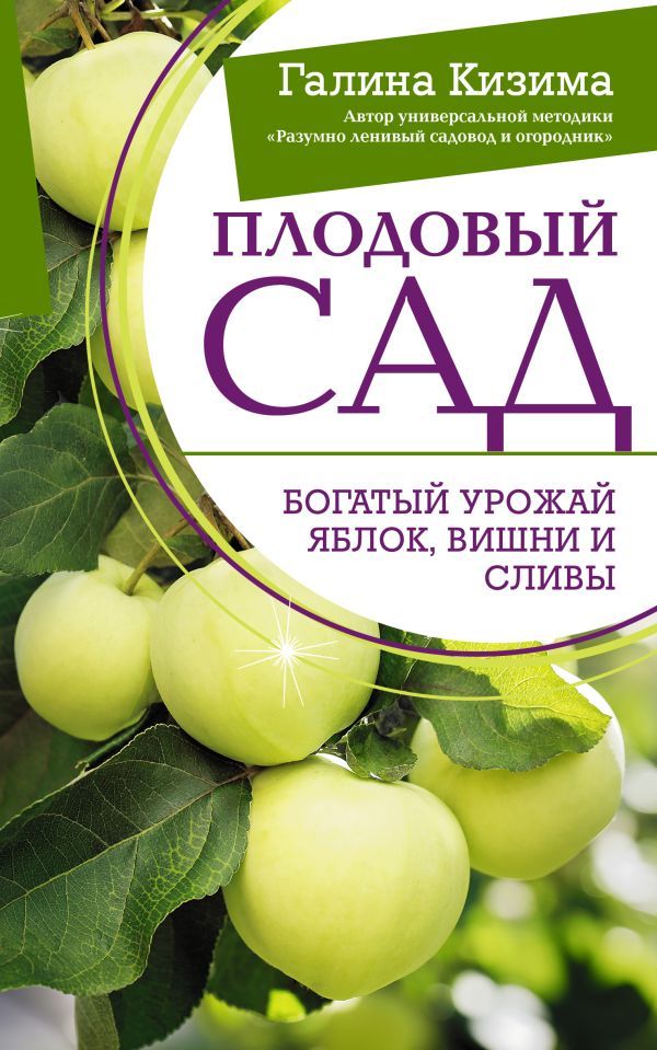 Плодовый сад. Богатый урожай яблок, вишни и сливы