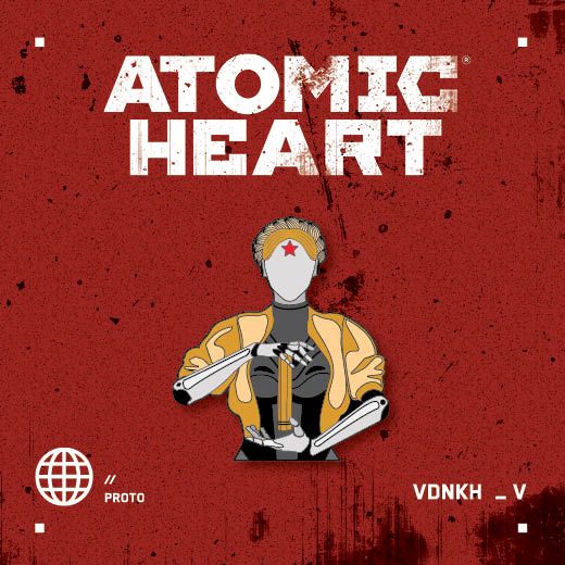 Значок металлический. Atomic Heart. Близняшка