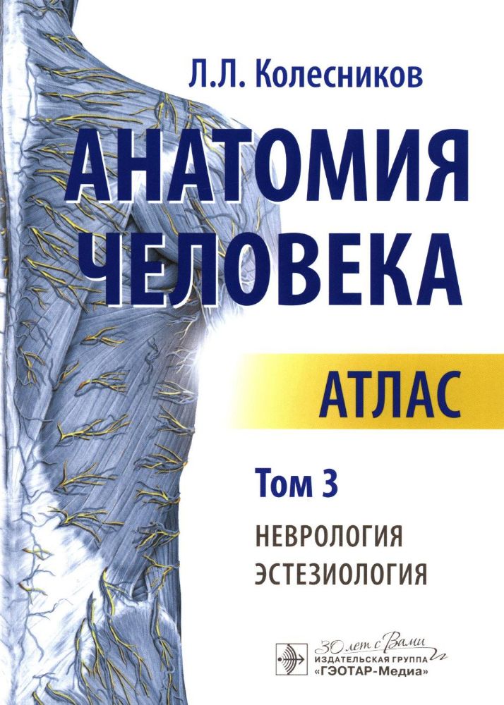 Анатомия человека. Атлас. В 3 т. Т. 3: Неврология, эстезиология