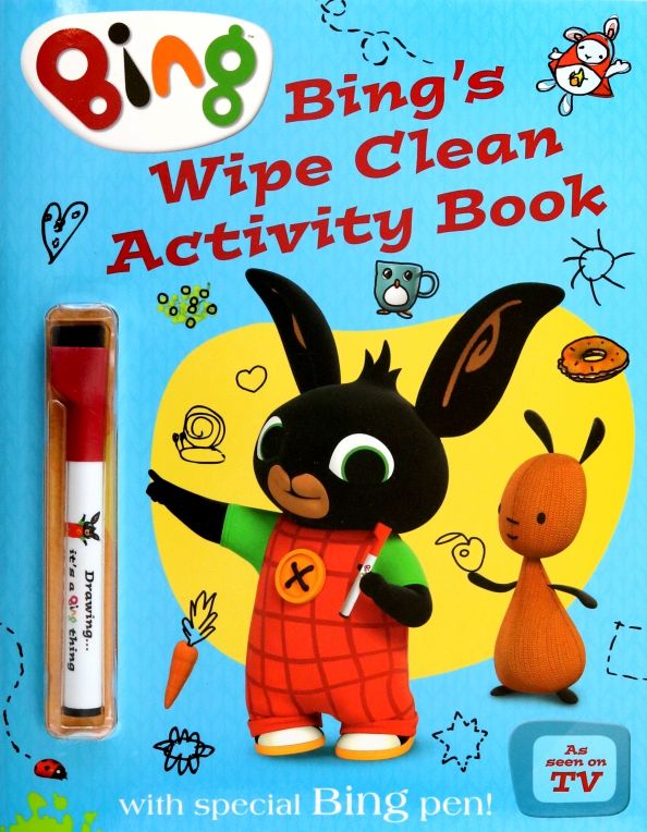 Bings Wipe Clean Activity Book'