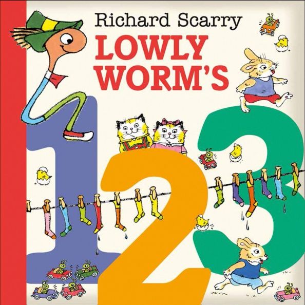 Lowly Worms 123 (Board book)'