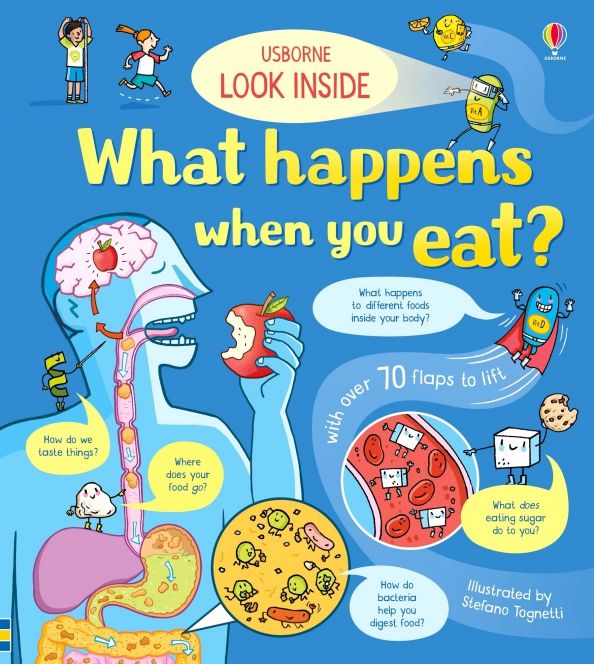 Look Inside What Happens When You Eat (board bk)