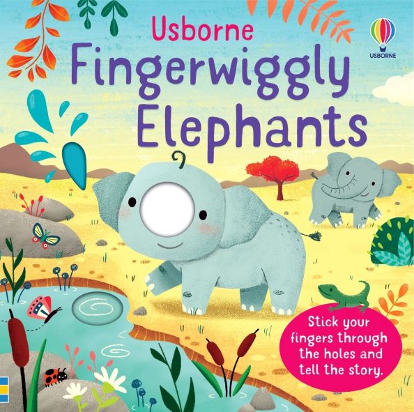 Fingerwiggly Elephants  (board book)