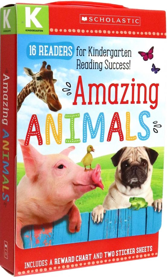 Amazing Animals Kindergarten A-D 16 Reader Box Set