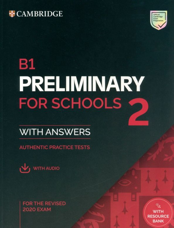 B1 Preliminary for Schools 2 Book with Answers