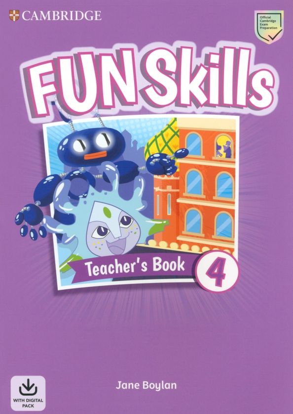 Fun Skills Level 4 Teachers Book with Audio Downl'