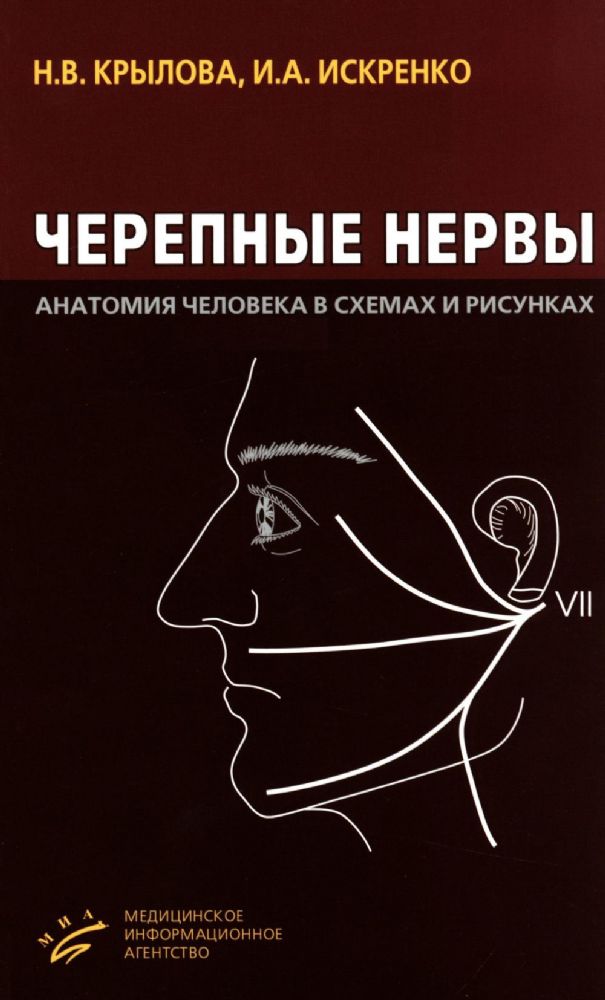 Черепные нервы: Анатомия человека в схемах и рисунках: Атлас-пособие. 6-е изд